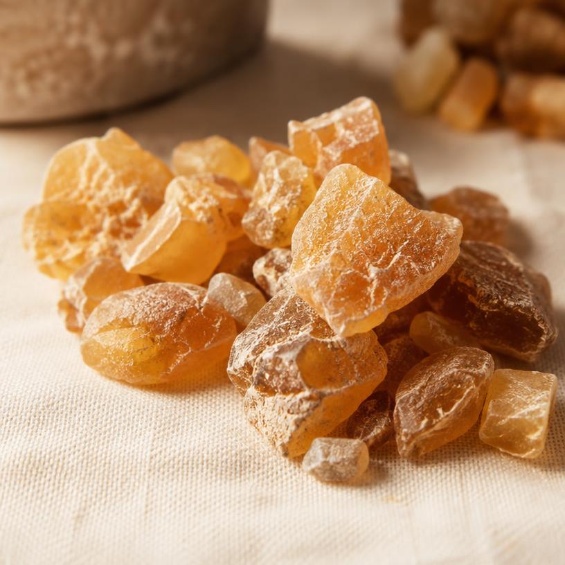 Amber boswellia serrata resin chunks